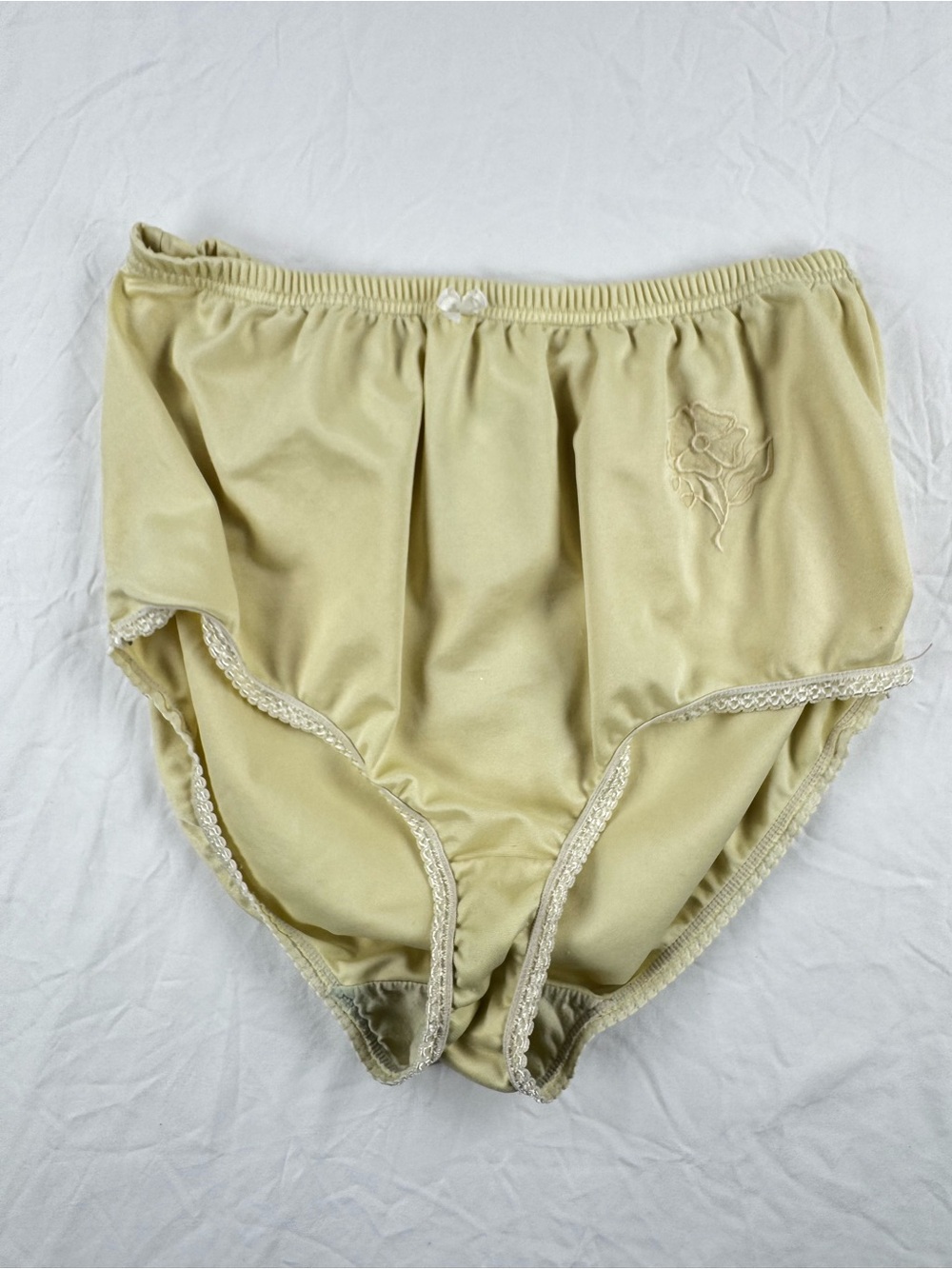 Hanes Women's High-Waist Panties in Light Yellow